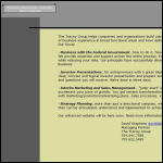 Screen shot of the Tracey Group, The website.
