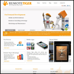 Screen shot of the Tiger Technology Ltd website.