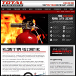 Screen shot of the Total Fire website.