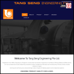 Screen shot of the Tang Engineering Works Ltd website.