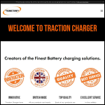 Screen shot of the Traction Charger Co Ltd website.