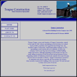 Screen shot of the Teague Construction Ltd website.