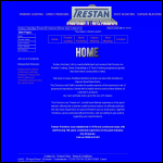 Screen shot of the Trestan Finishers Ltd website.