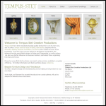 Screen shot of the Tempus Stet Ltd website.