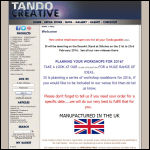 Screen shot of the Tando Chemicals Ltd website.