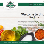 Screen shot of the Unbar Rothon Ltd website.