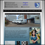 Screen shot of the Universal Calibration Laboratories Ltd website.