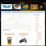Screen shot of the Valley Instruments website.