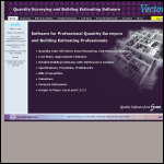 Screen shot of the Vector Computers Ltd website.