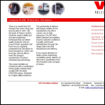 Screen shot of the VES Precision Ltd website.