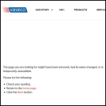 Screen shot of the Vaseco Ltd website.