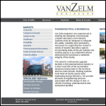Screen shot of the Van Zelm Chem website.