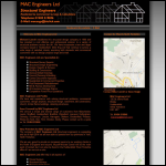 Screen shot of the West Yorkshire Engineers Ltd website.