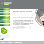 Screen shot of the Wessex Software (UK) website.