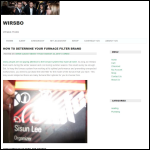 Screen shot of the Wirsbo website.