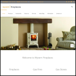 Screen shot of the Wyvern Fireplaces website.