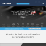 Screen shot of the Adder Technology Ltd website.