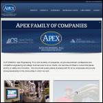 Screen shot of the Apex Electrical Engineers website.