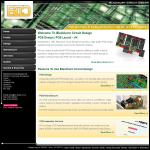 Screen shot of the Blackburn Circuit Design Ltd website.