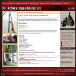 Screen shot of the Boiler Ancillary Services Ltd website.