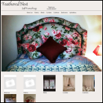 Screen shot of the Blandford Soft Furnishing website.