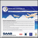 Screen shot of the Bramlands (Aviation) Ltd website.