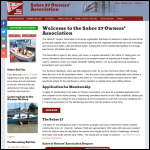 Screen shot of the Brue Yachts website.