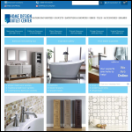 Screen shot of the Bath Cabinets website.