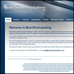 Screen shot of the Best Electroplating website.