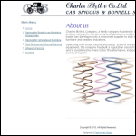 Screen shot of the Charles Blyth & Co Ltd website.