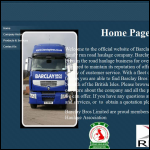 Screen shot of the Barclay Brothers Ltd website.