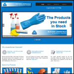 Screen shot of the Buchan Chemicals & Janitorial Supplies website.