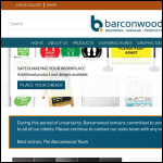 Screen shot of the Barconwood Ltd website.