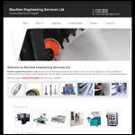 Screen shot of the Western Engineering & Machine Services Ltd website.