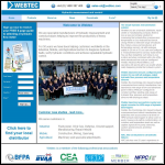 Screen shot of the Webtec Products Ltd website.