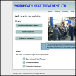 Screen shot of the Work Heath Ltd website.