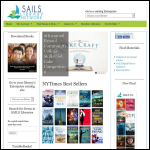 Screen shot of the W Sails website.