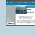 Screen shot of the Winbourne Martin French website.