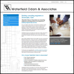 Screen shot of the Waterfield Odam & Associates website.