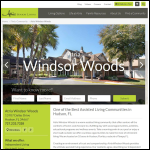 Screen shot of the Woods of Windsor website.