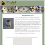 Screen shot of the Woodland Potteries Ltd website.