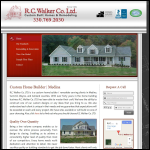 Screen shot of the R J Walker & Co Ltd website.