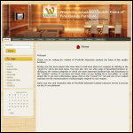 Screen shot of the Woodville Ltd website.