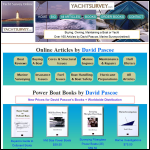 Screen shot of the Yacht Surveys website.
