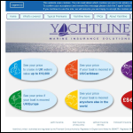 Screen shot of the Yachtline website.
