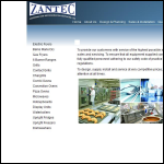 Screen shot of the Zantec Hallmark Ltd website.