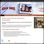 Screen shot of the Adair Brothers website.