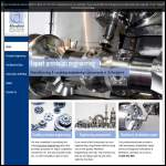 Screen shot of the Allenfield Precision Engineering Ltd website.