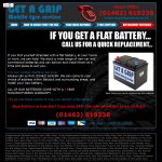 Screen shot of the Baldock Tyre & Battery Co website.