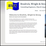 Screen shot of the Brodrick Wright Strong Ltd website.